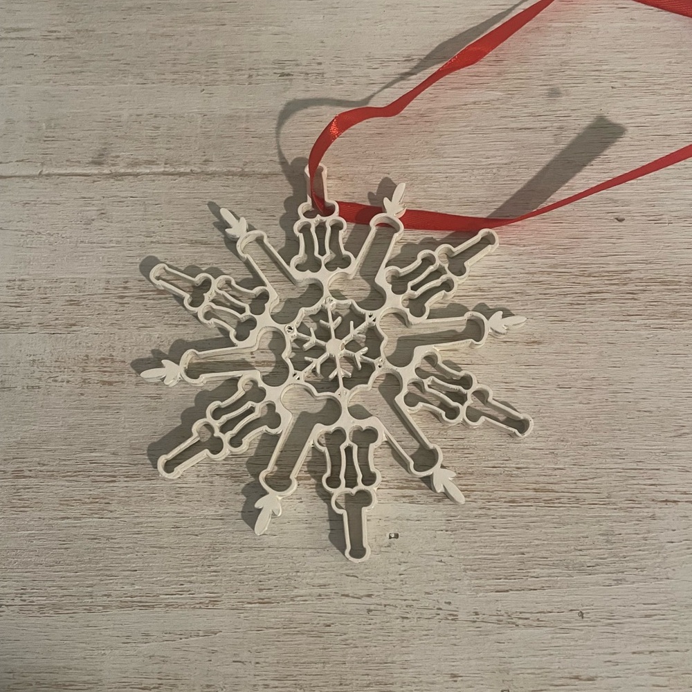 “Elegant” Penis Snowflake Ornament